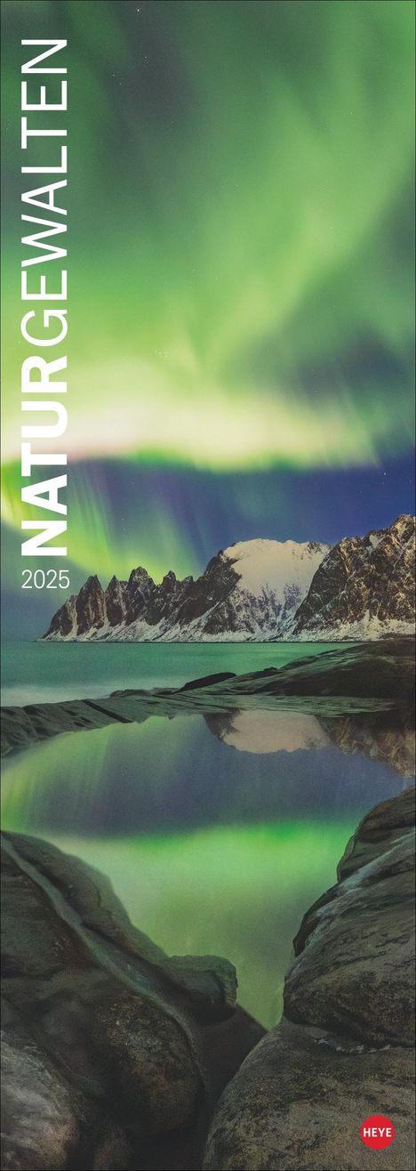 Naturgewalten Vertical Kalender 2025, Kalender