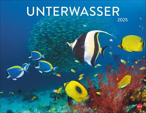 Unterwasser Posterkalender 2025, Kalender
