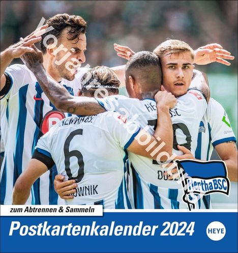 Hertha BSC Postkartenkalender 2025, Kalender