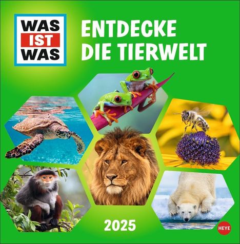 WAS IST WAS Tierwelt Broschurkalender 2025, Kalender