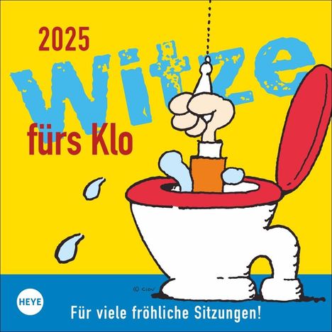 Witze fürs Klo Kalender 2025, Kalender