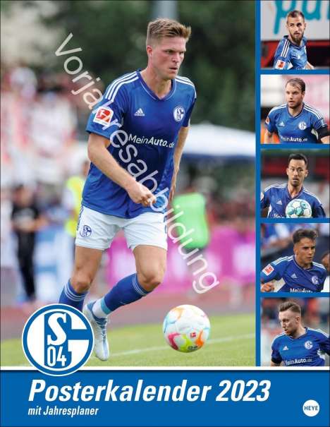 Schalke 04 Posterkalender 2025, Kalender