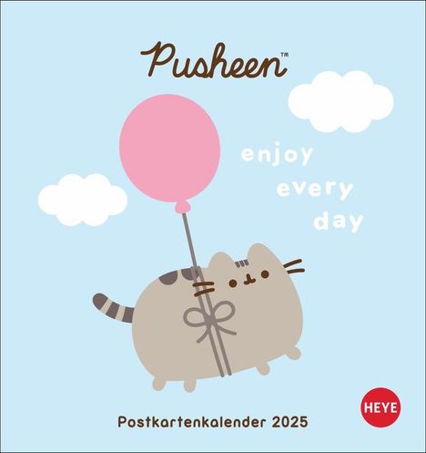 Pusheen Postkartenkalender 2025, Kalender