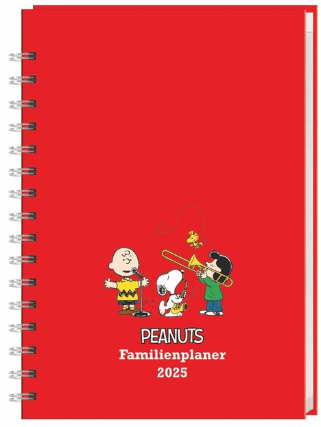 Peanuts Familienplaner-Buch A5 2025, Buch