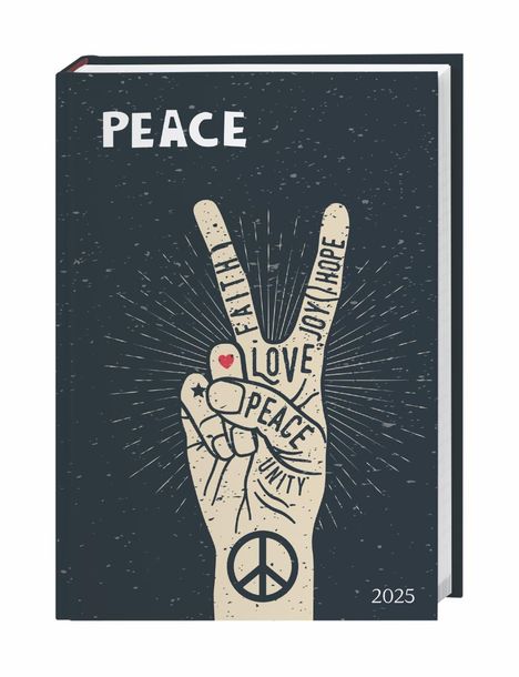 Peace Kalenderbuch A5 2025, Buch
