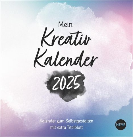 Kreativkalender zum Aufstellen Design 2025, Kalender