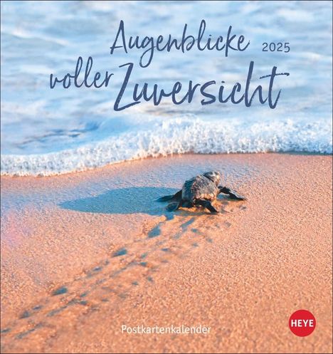 Augenblicke voller Zuversicht Postkartenkalender 2025, Kalender