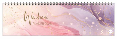 Watercolor Wochenquerplaner 2025, Kalender