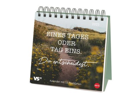 Visual Statements Premium-Postkartenkalender 2025, Kalender