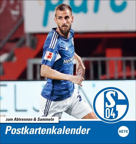 Schalke 04 Postkartenkalender 2025, Kalender