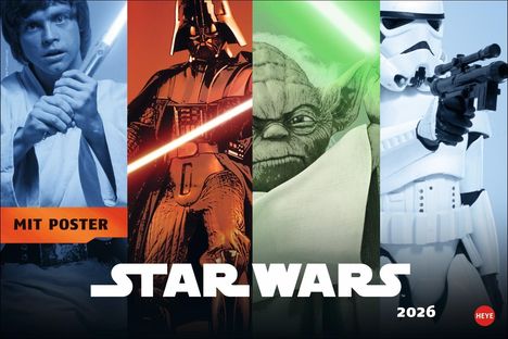 Star Wars Broschur XL Kalender 2026, Kalender