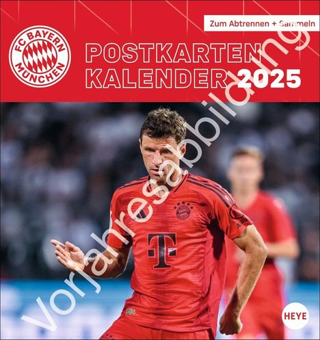 FC Bayern München Postkartenkalender 2026, Kalender