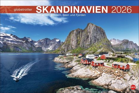 Skandinavien Globetrotter Kalender 2026 - Von stillen Wäldern, Seen und Fjorden, Kalender