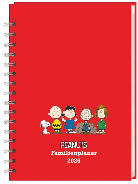 Peanuts Familienplaner-Buch A5 2026, Buch