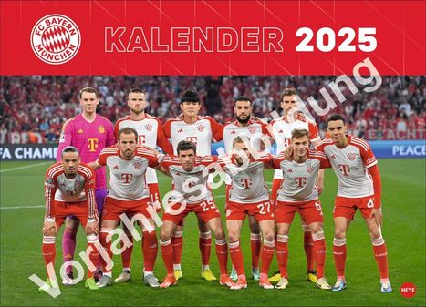 FC Bayern München Edition Kalender 2026, Kalender