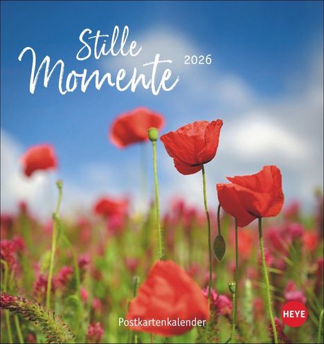 Stille Momente Postkartenkalender 2026, Kalender