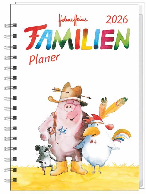 Helme Heine: Familienplaner-Buch A6 2026, Buch