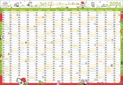 sheepworld Posterplaner 2026, Kalender