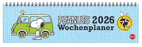 Peanuts Wochenquerplaner 2026, Kalender