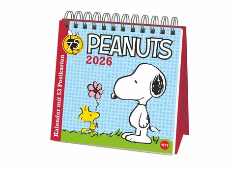 Peanuts Premium-Postkartenkalender 2026, Kalender