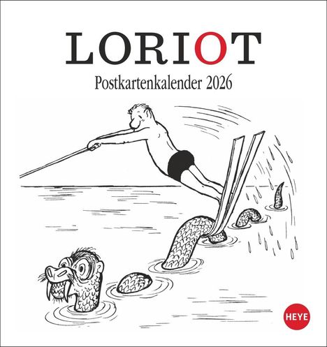 Loriot: Loriot Postkartenkalender 2026, Kalender