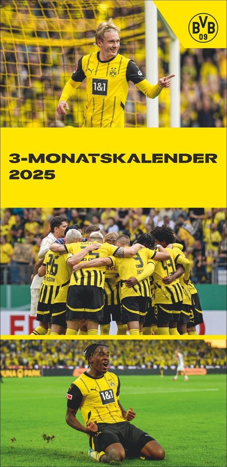 BVB 3-Monats-Planer 2025, Kalender