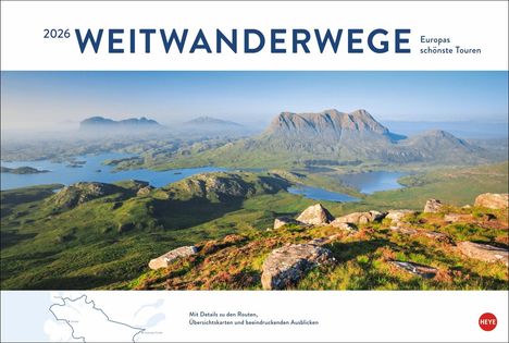 Weitwanderwege Edition 2026, Kalender