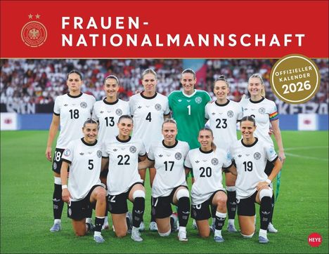 DFB Frauen Posterkalender 2026, Kalender