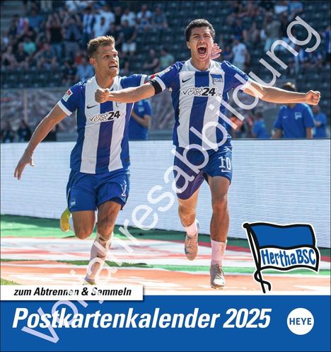 Hertha BSC Postkartenkalender 2026, Kalender