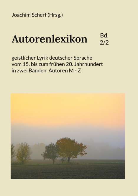 Autorenlexikon geistlicher Lyrik deutscher Sprache, Band 2, Buch