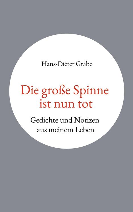 Hans-Dieter Grabe: Die große Spinne ist nun tot, Buch