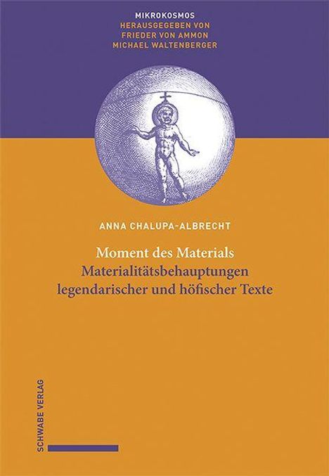 ANNA CHALUPA-ALBRECHT: Moment des Materials. Illustration einer anatomischen Zeichnung auf zweifarbigem Hintergrund.