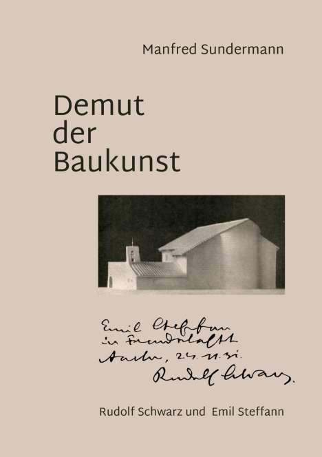 Manfred Sundermann: Demut der Baukunst, Buch
