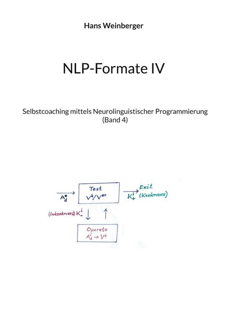 Hans Weinberger: NLP-Formate IV, Buch