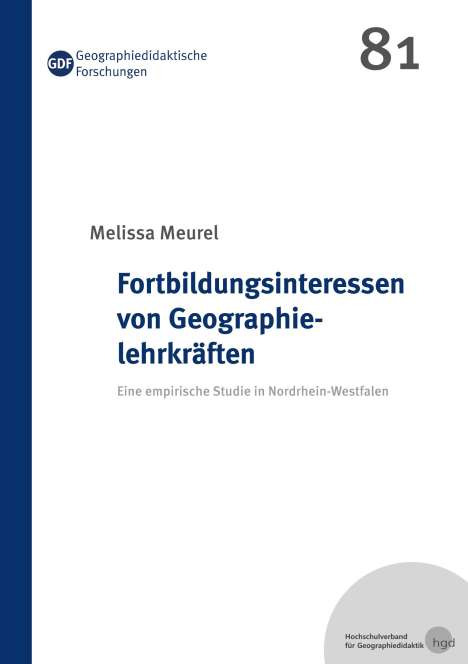 Melissa Meurel: Fortbildungsinteressen von Geographielehrkräften, Buch