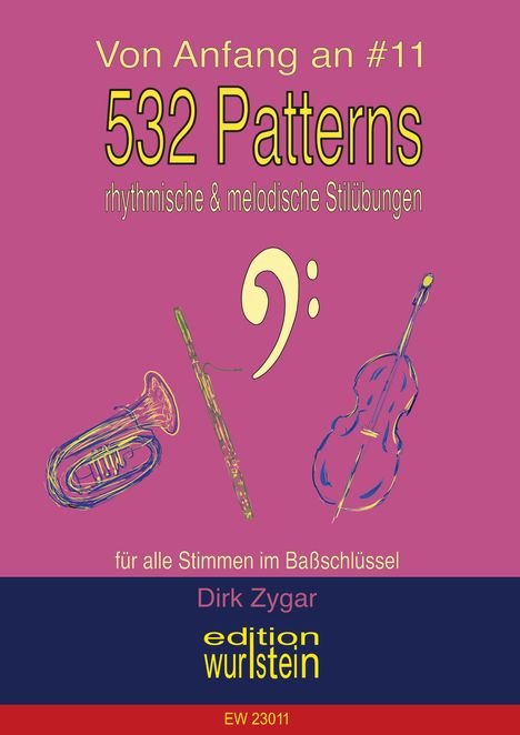 Dirk Zygar: 532 Patterns - rhythmische und melodische Stilübungen - Bass, Buch