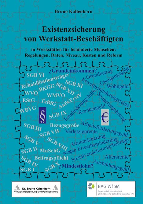 Bruno Kaltenborn: Existenzsicherung von Werkstatt-Beschäftigten, Buch