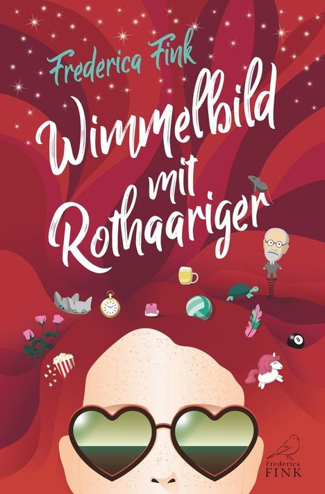 Frederica Fink: Wimmelbild mit Rothaariger, Buch
