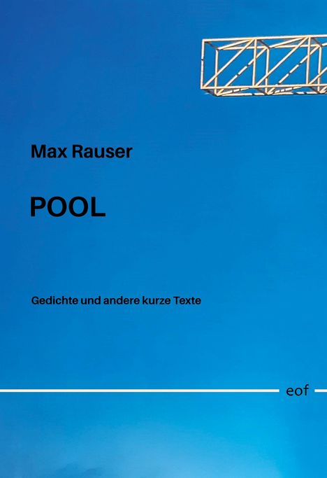 Max Rauser: Pool, Buch