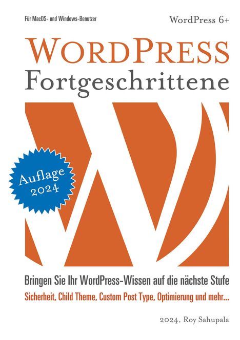 Roy Sahupala: Wordpress Fortgeschrittene, Buch