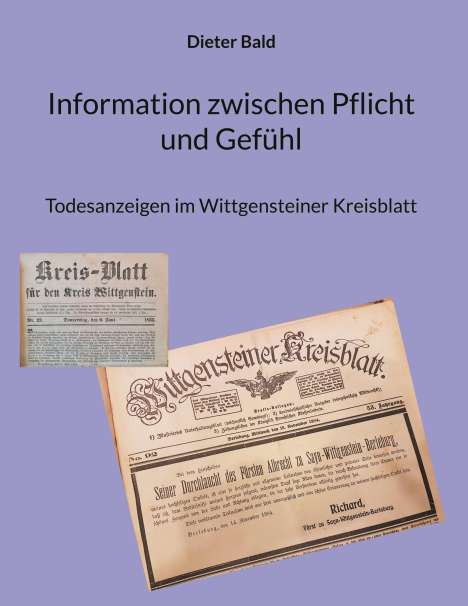 Dieter Bald: Information zwischen Pflicht und Gefühl, Buch