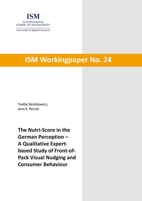 Yvette Skretkowicz: The Nutri-Score in the German Perception, Buch