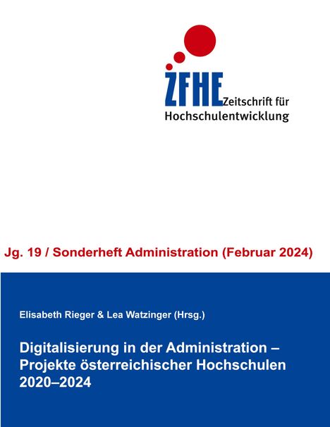 Digitalisierung in der Administration - Projekte österreichischer Hochschulen 2020-2024, Buch