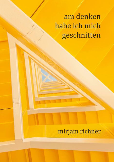 Mirjam Richner: Am Denken habe ich mich geschnitten, Buch