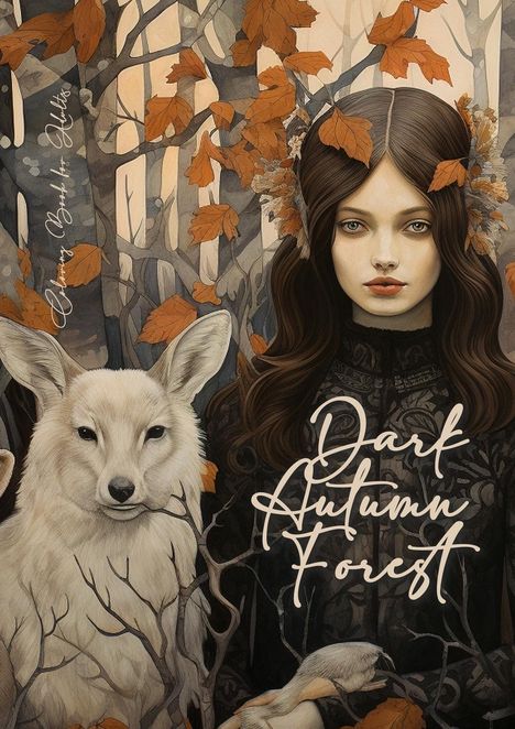 Monsoon Publishing: Dark Autumn Forest Coloring Book for Adults, Buch