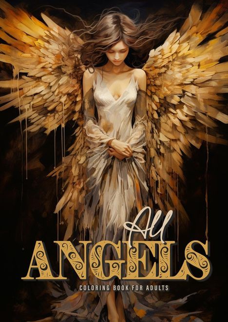 Monsoon Publishing: All Angels Coloring Book for Adults, Buch