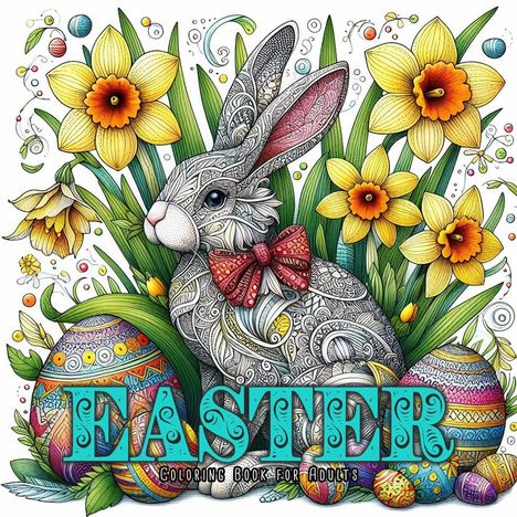 Monsoon Publishing: Easter Coloring Book for Adults, Buch