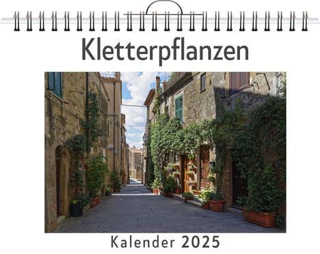 Zoe Friedrich: Kletterpflanzen - (Wandkalender 2025, Kalender DIN A4 quer, Monatskalender im Querformat mit Kalendarium, das perfekte Geschenk), Kalender