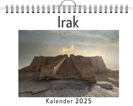 Ella Zimmermann: Irak - (Wandkalender 2025, Kalender DIN A4 quer, Monatskalender im Querformat mit Kalendarium, das perfekte Geschenk), Kalender