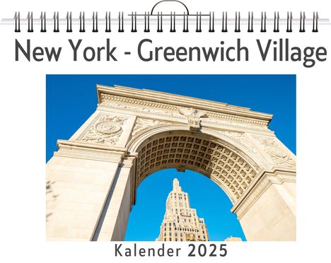 Leon Zimmermann: New York - Greenwich Village, Kalender